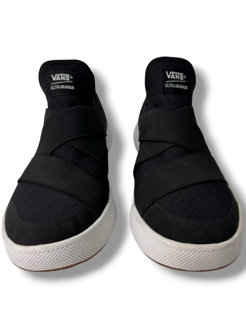 Vans UltraRange Gore Slip On Sneakers Men’s 10 Black Mesh Elastic Straps